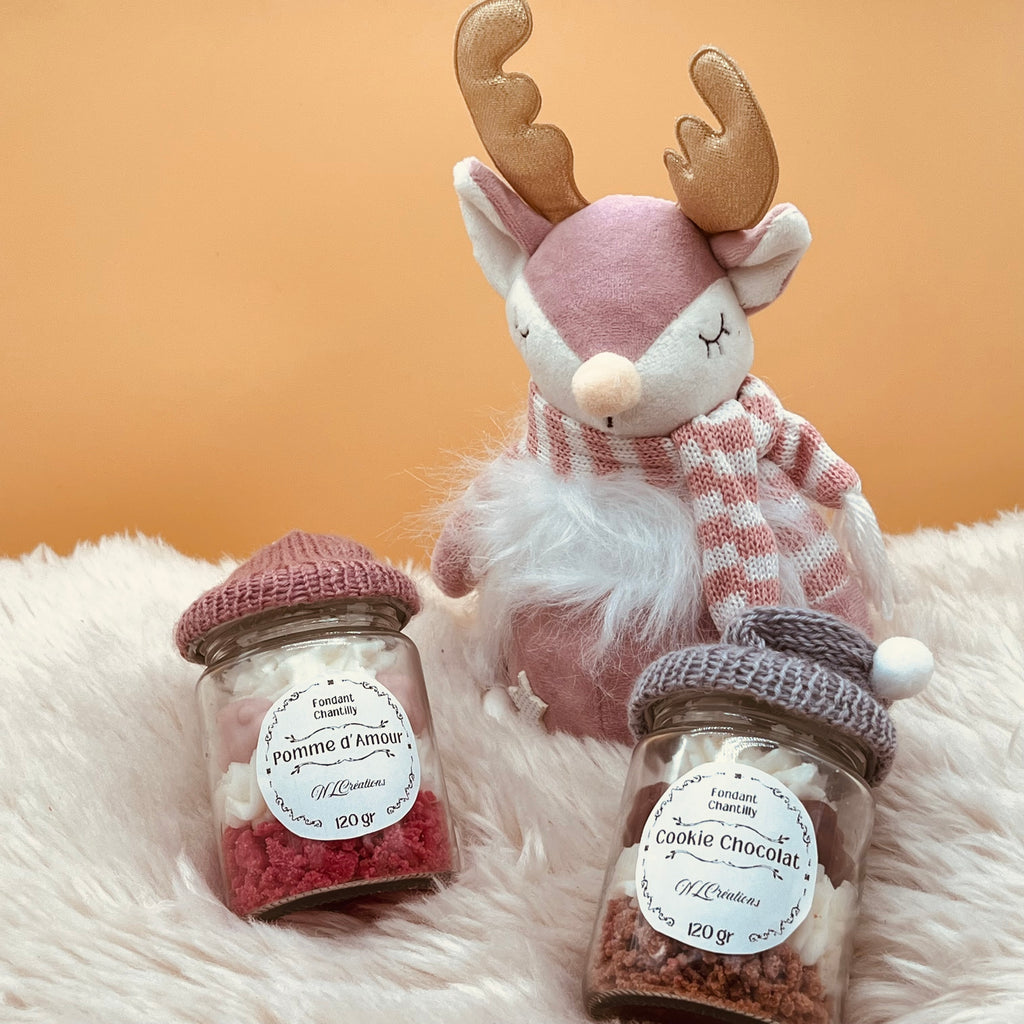 Fondants chantilly parfumés en bocal – 120 g | Édition Noël